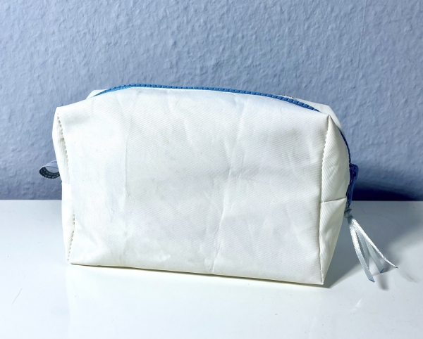 Segeltuch Kosmetiktasche eckig mit grauem Stern